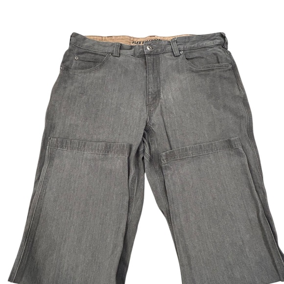 Duluth‎ Trading Co Men's Relaxed Flex Ballroom Gray Jeans 36/30 - Picture 2 of 9